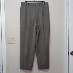 Zanella Blended Wool LinenTop Drawer Dress Pants